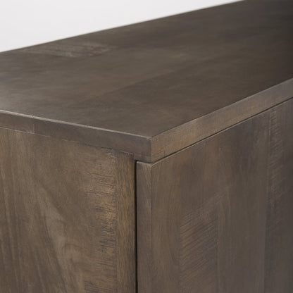 West 82.0L x 18.0W x 34.0H Wooden Angular Sideboard