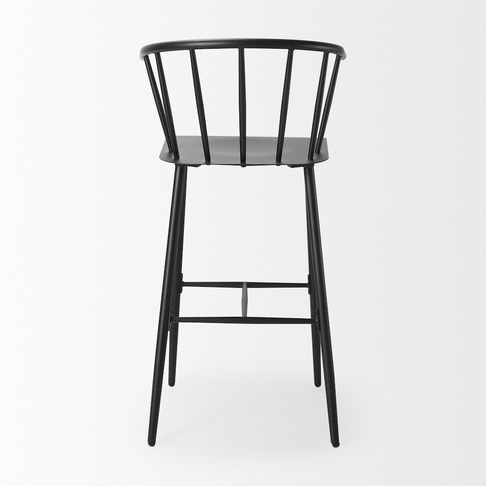 Colin Black Metal Bar Stool