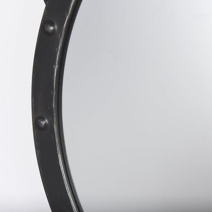 Pendula 27L x 27H Round Metal Frame Mirror