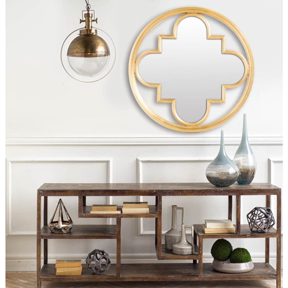 Leighton I 15x20 Gold Toned Metal Spherical Pendant Light