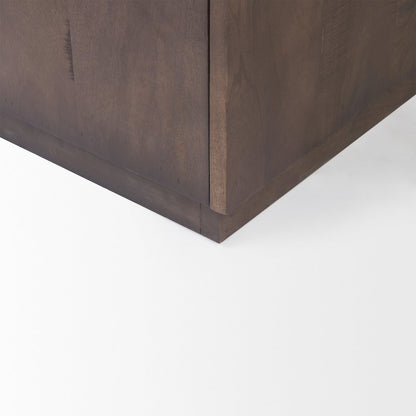 West 82.0L x 18.0W x 34.0H Wooden Angular Sideboard