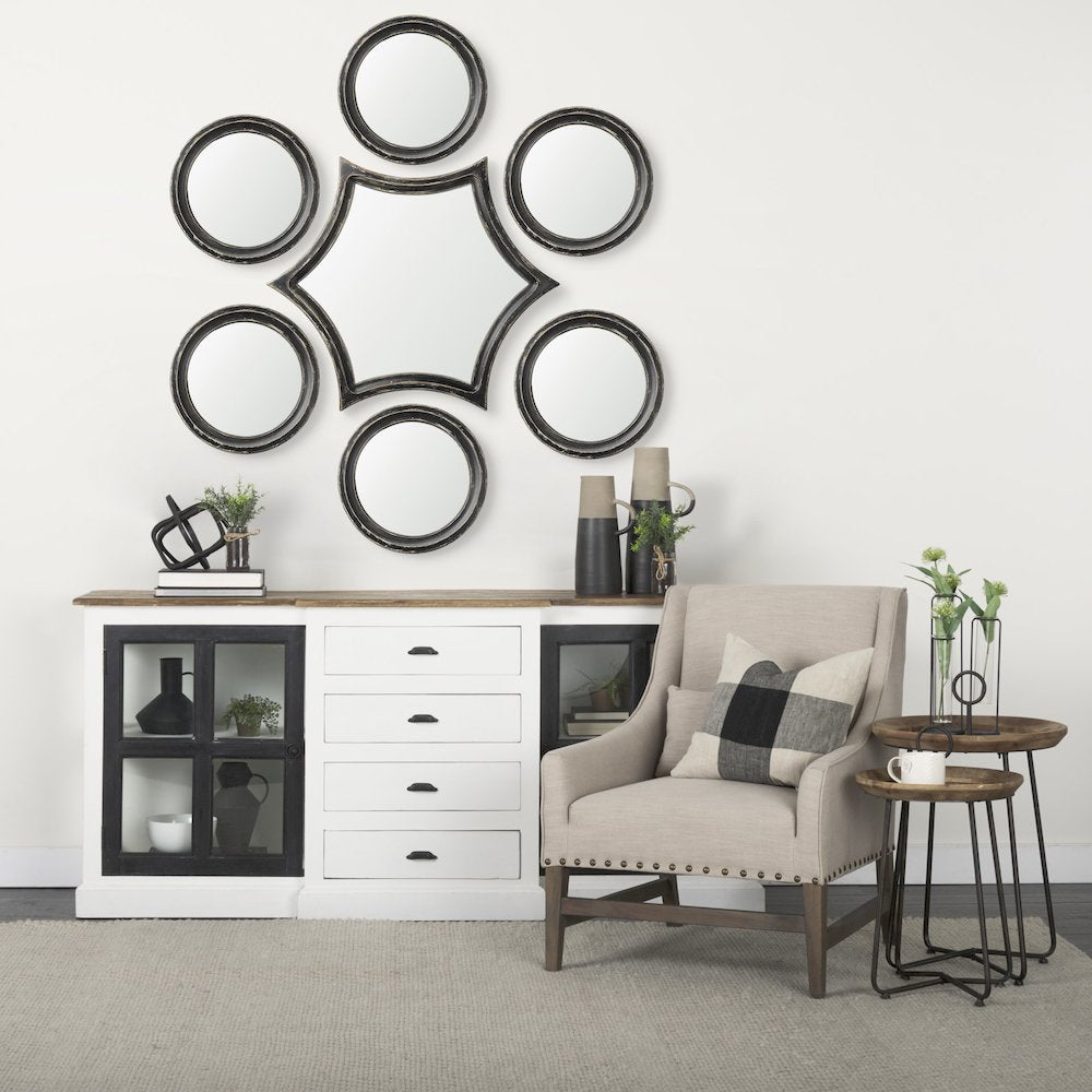 Fuerta (Set of 7) (A + B Box), Wall Mirror