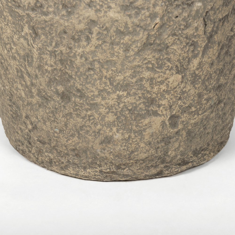 Rama Large Gray Paper Mache Floor Vase
