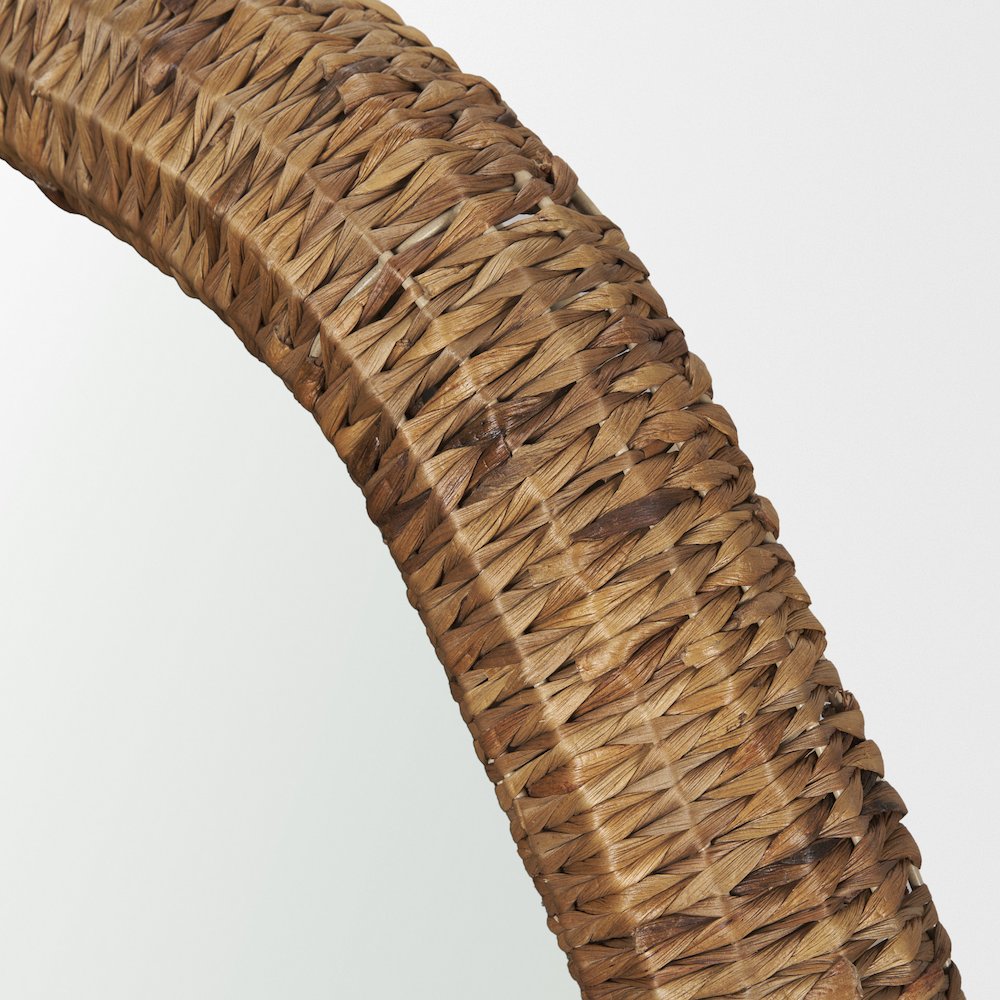 Warrick 36" Woven Water Hyacinth Mirror