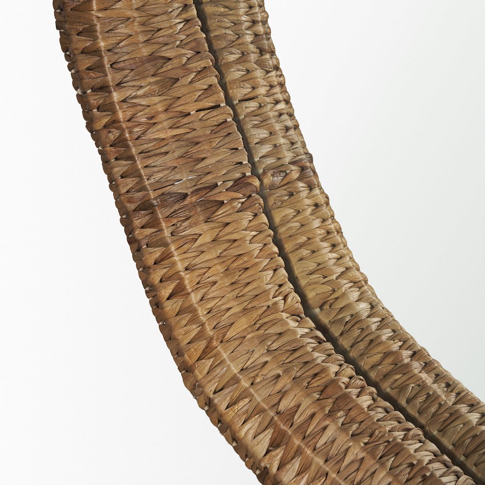 Warrick 36" Woven Water Hyacinth Mirror
