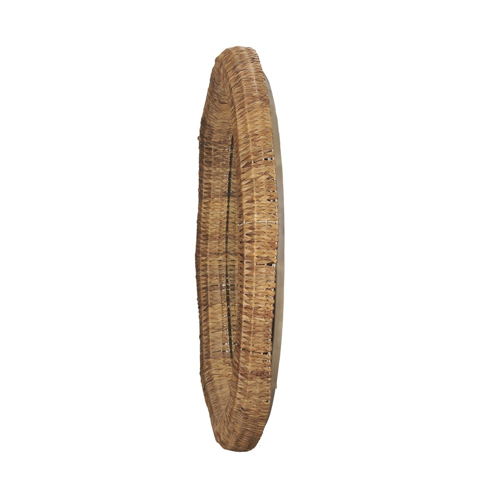 Warrick 42" Woven Water Hyacinth Mirror