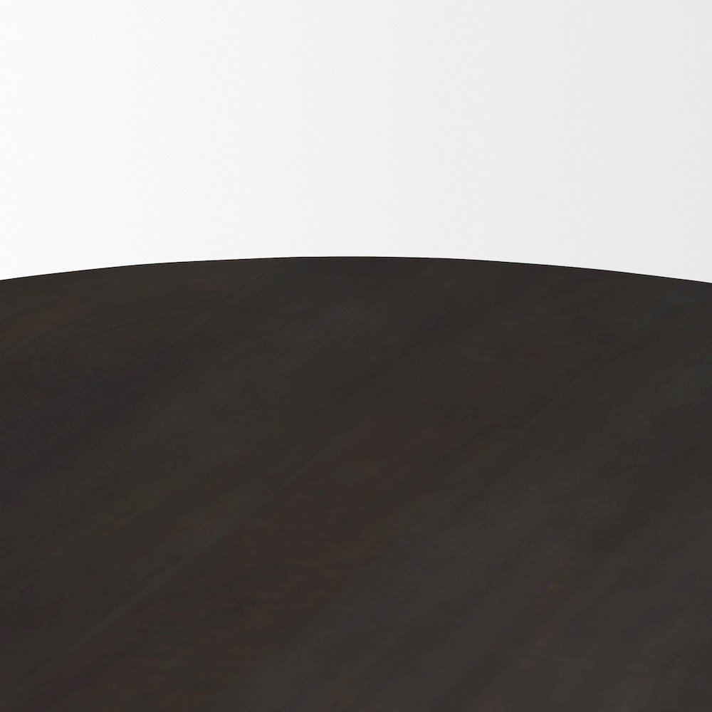 Brown Wood Triangle Legs Coffee Table