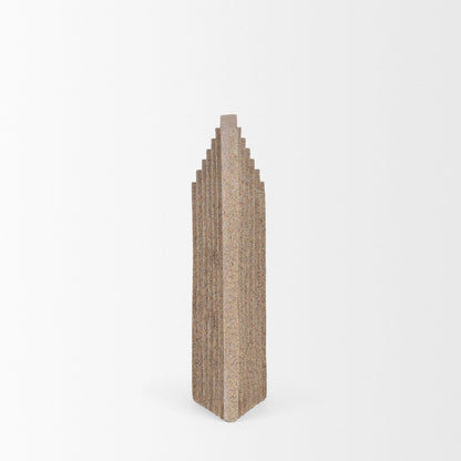 Kael Resin Textured Concrete Gray Decorative Object