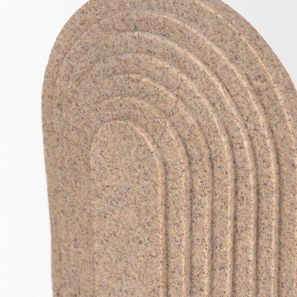 Kael Resin Textured Concrete Gray Decorative Object