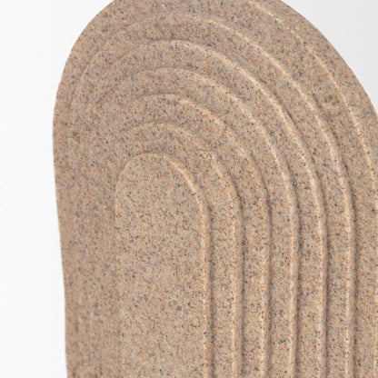 Kael Resin Textured Concrete Gray Decorative Object