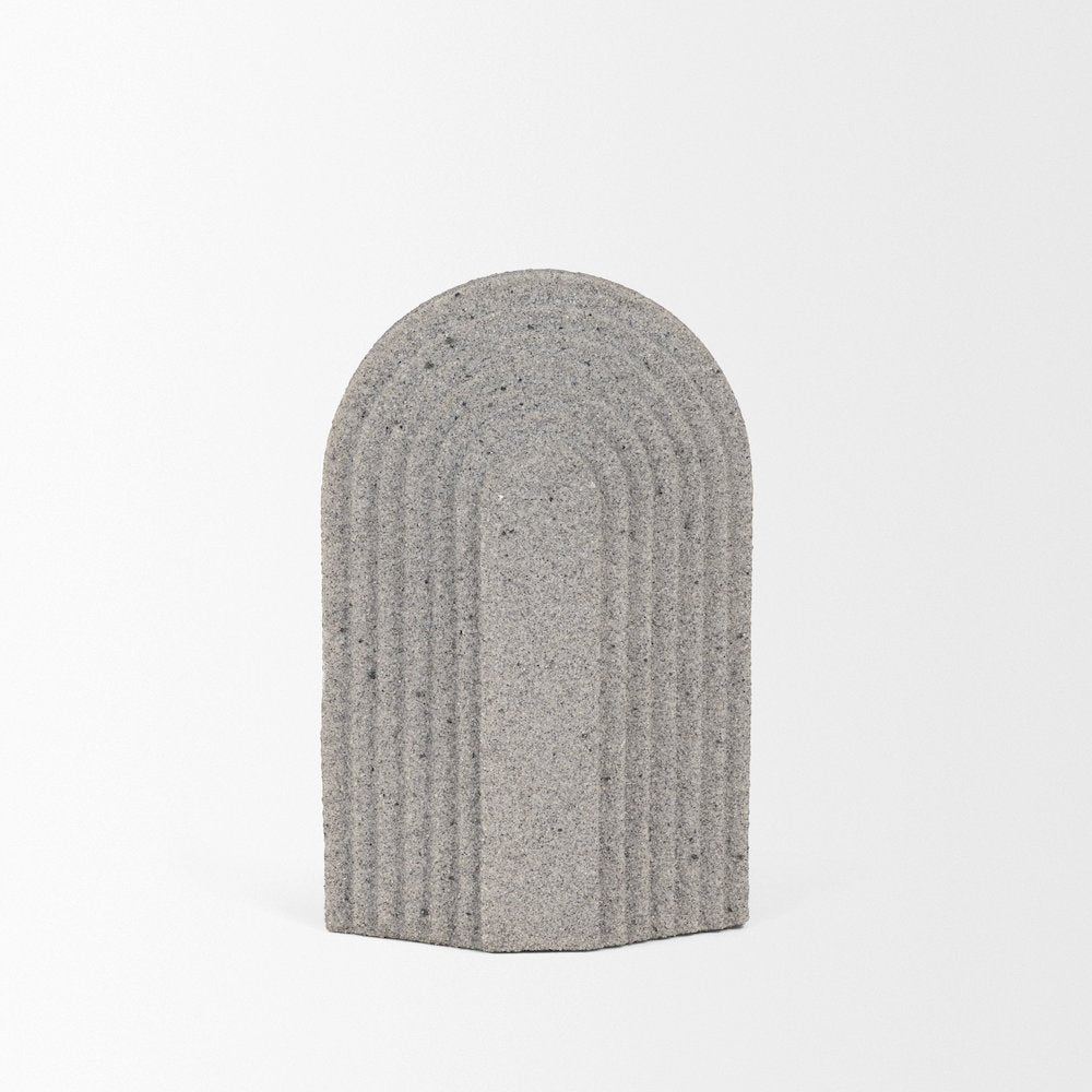 Kael Resin Textured Sandstone Decorative Object