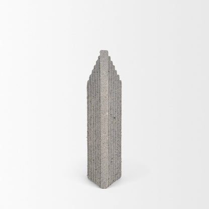 Kael Resin Textured Sandstone Decorative Object