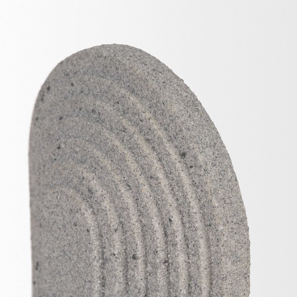 Kael Resin Textured Sandstone Decorative Object