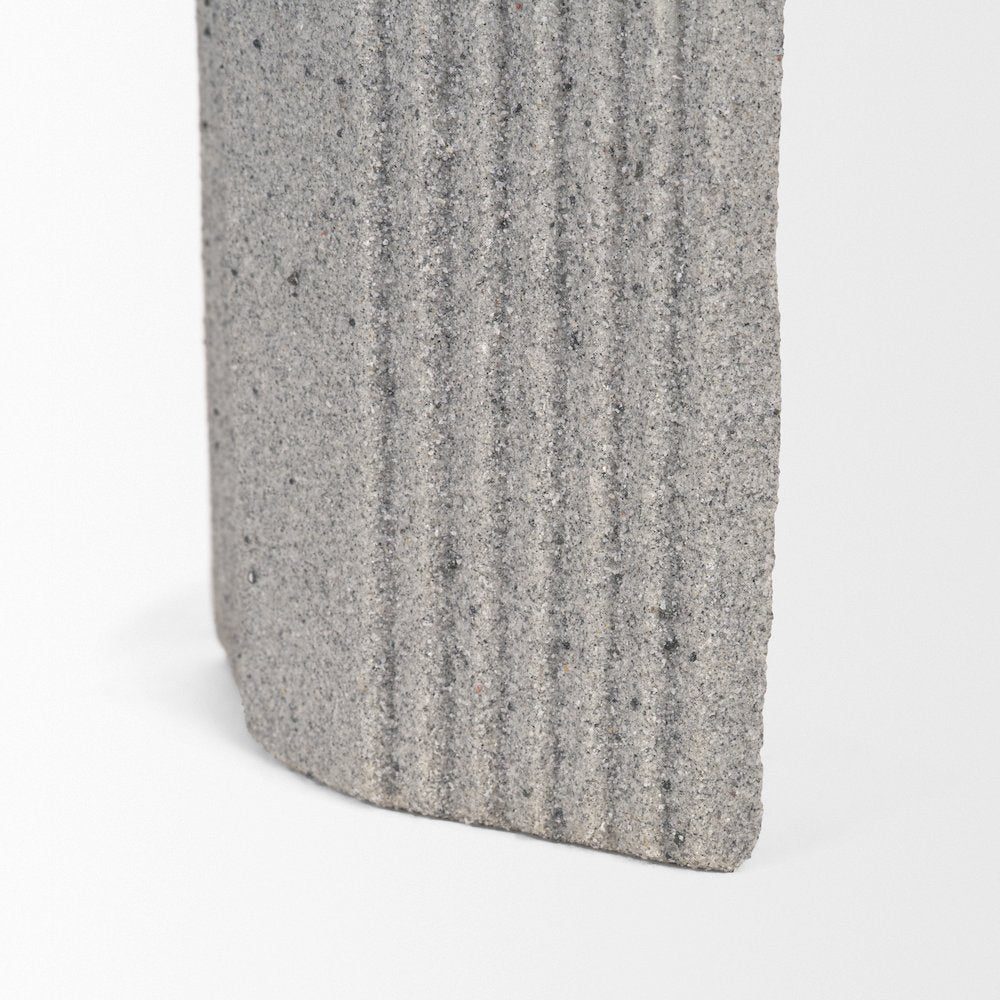 Kael Resin Textured Sandstone Decorative Object