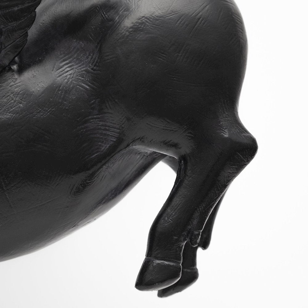 Set Of 2 Black Flying Pigs