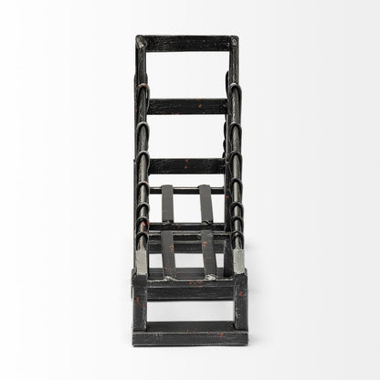 Set Of 2 19L X 4W Brown Wrought Iron Bridge Bookends
