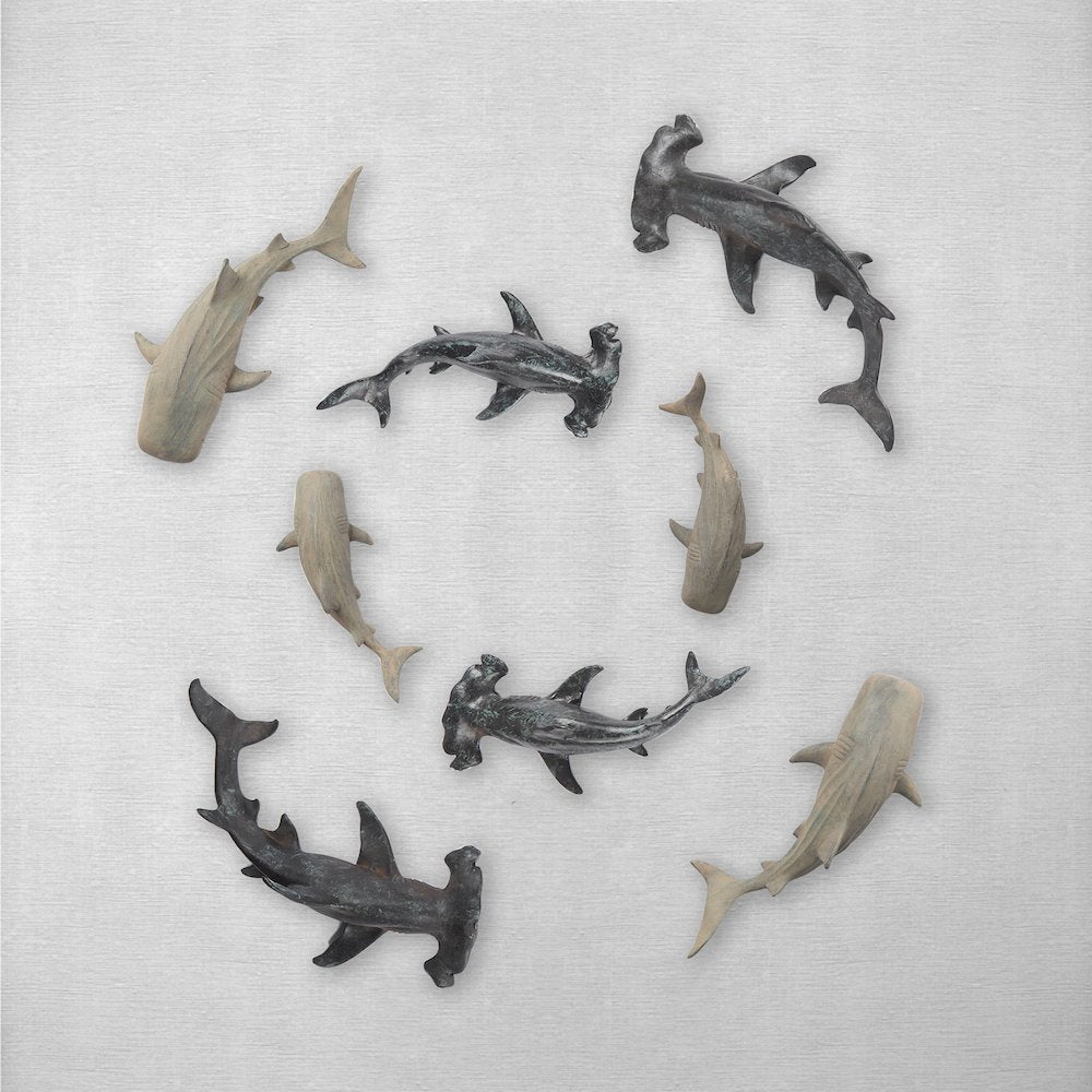 24H Large Hammer Head Shark Wall Decor