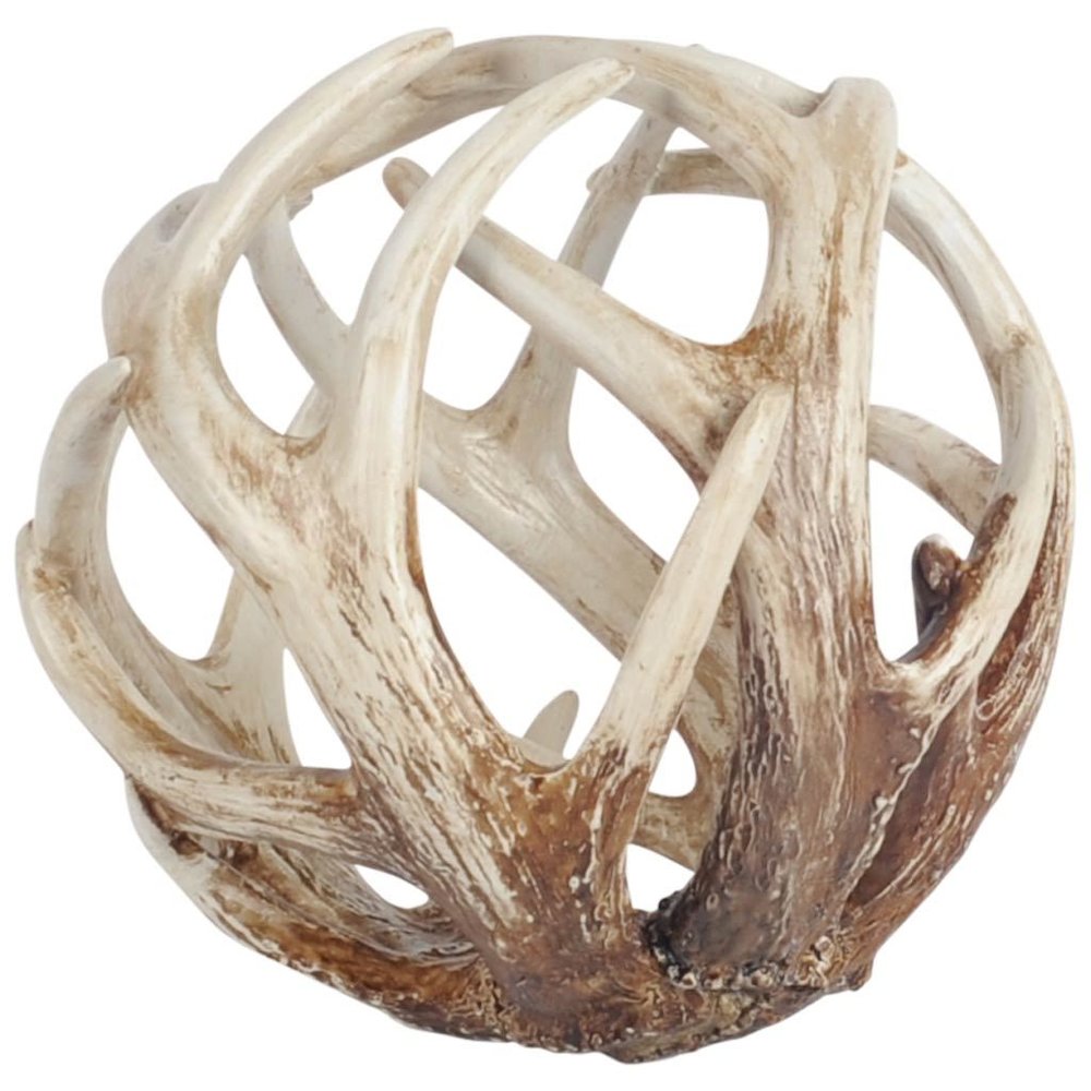 Ramus (Large) 7L x 7W Brown Antler Shaped Decorative Orb Ball