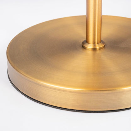 Fragon (26"H) Gold-Tone Metal Adjustable Cone Shade Table Lamp