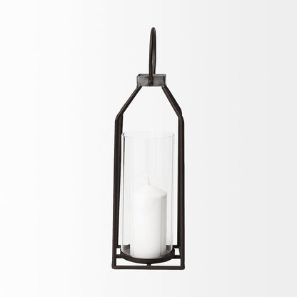 Kingston Large Rustic Metal Framed Table Candle Holder