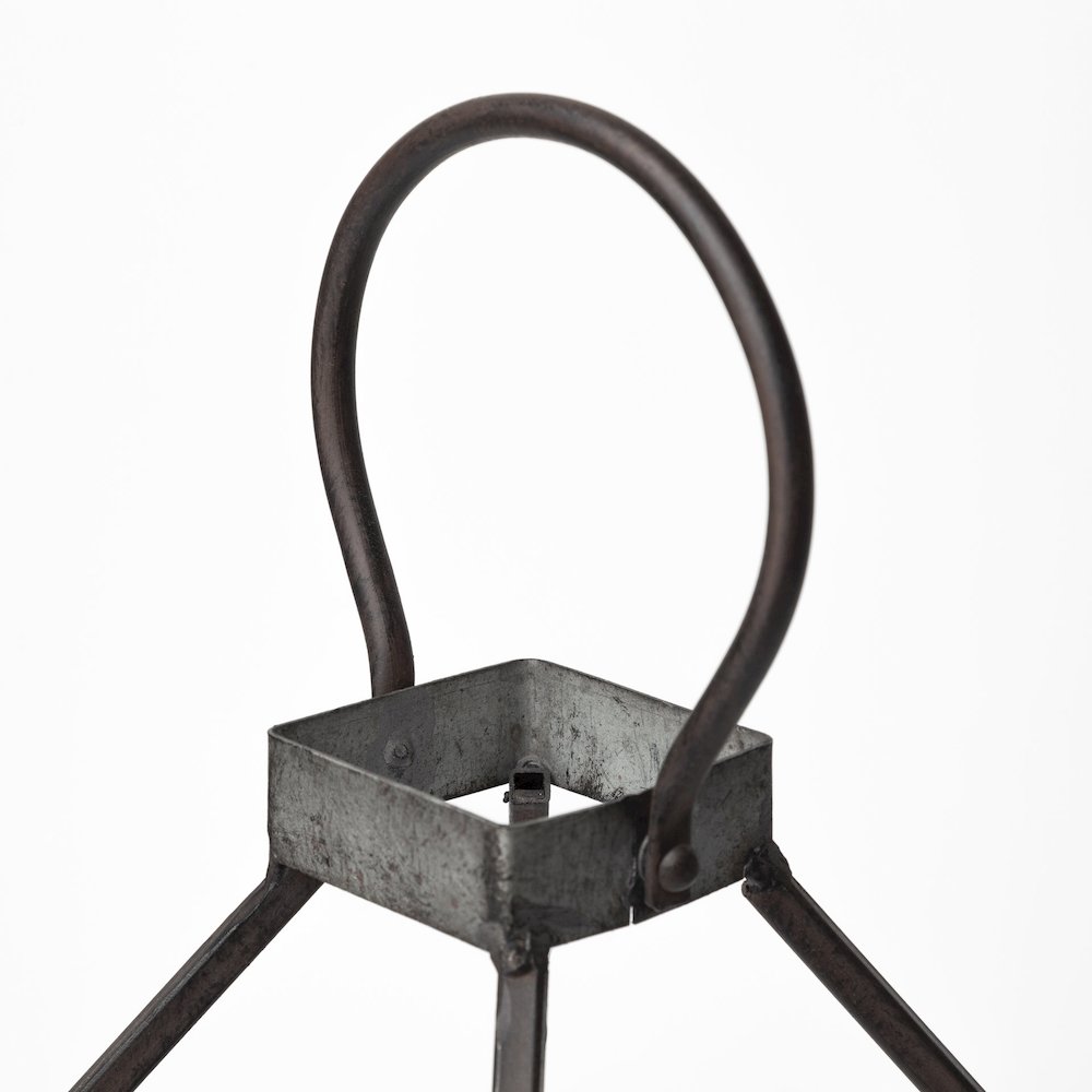 Kingston Large Rustic Metal Framed Table Candle Holder