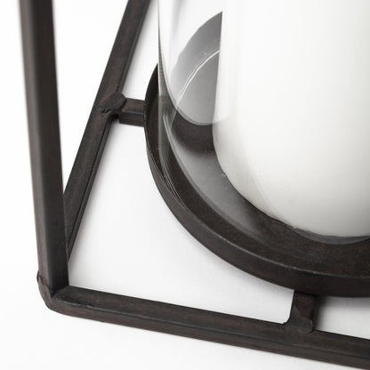 Kingston Large Rustic Metal Framed Table Candle Holder