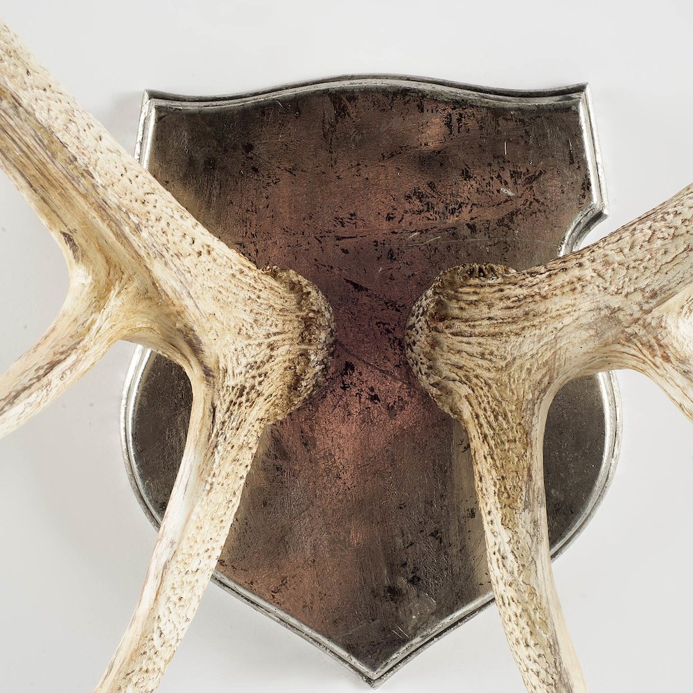Natural Finish Set Of Replica Deer Antlers
