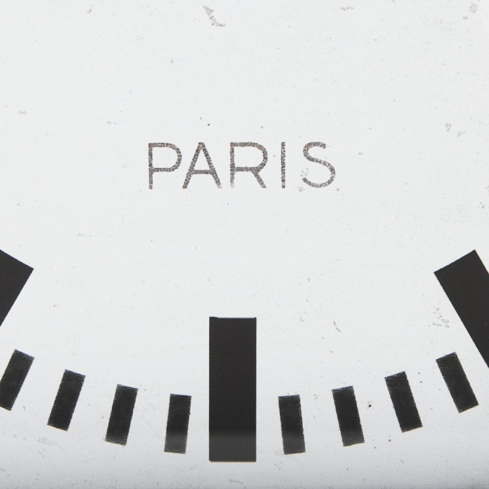 Felix Gray Metal Square Table Clock