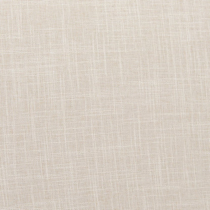 Cream Fabric Wrap Brown Wood Frame Dining Chair