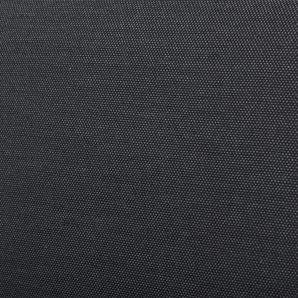 Fully Upholstered Grey Fabric Dining Chair On Casters