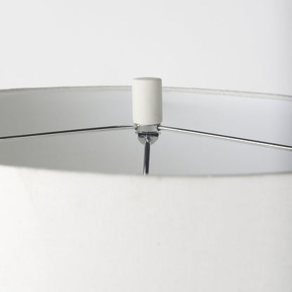 Melanie 17.0L x 17.0W x 30.5H White ShadeWhite Base Table Lamp