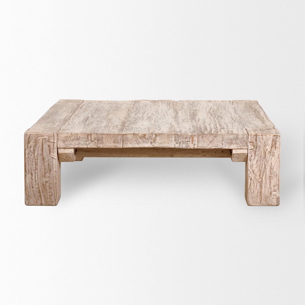 48X48 Square Reclaimed Solid Wood Coffee Table