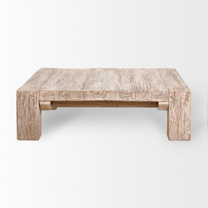 48X48 Square Reclaimed Solid Wood Coffee Table