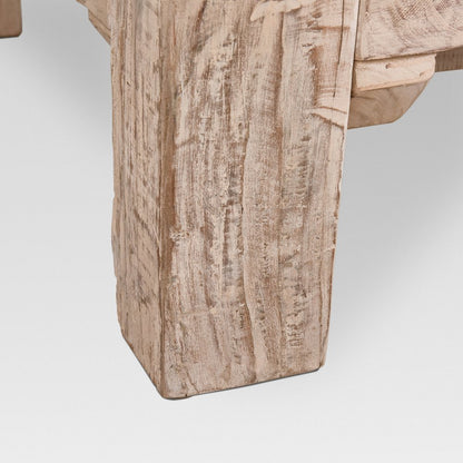 48X48 Square Reclaimed Solid Wood Coffee Table