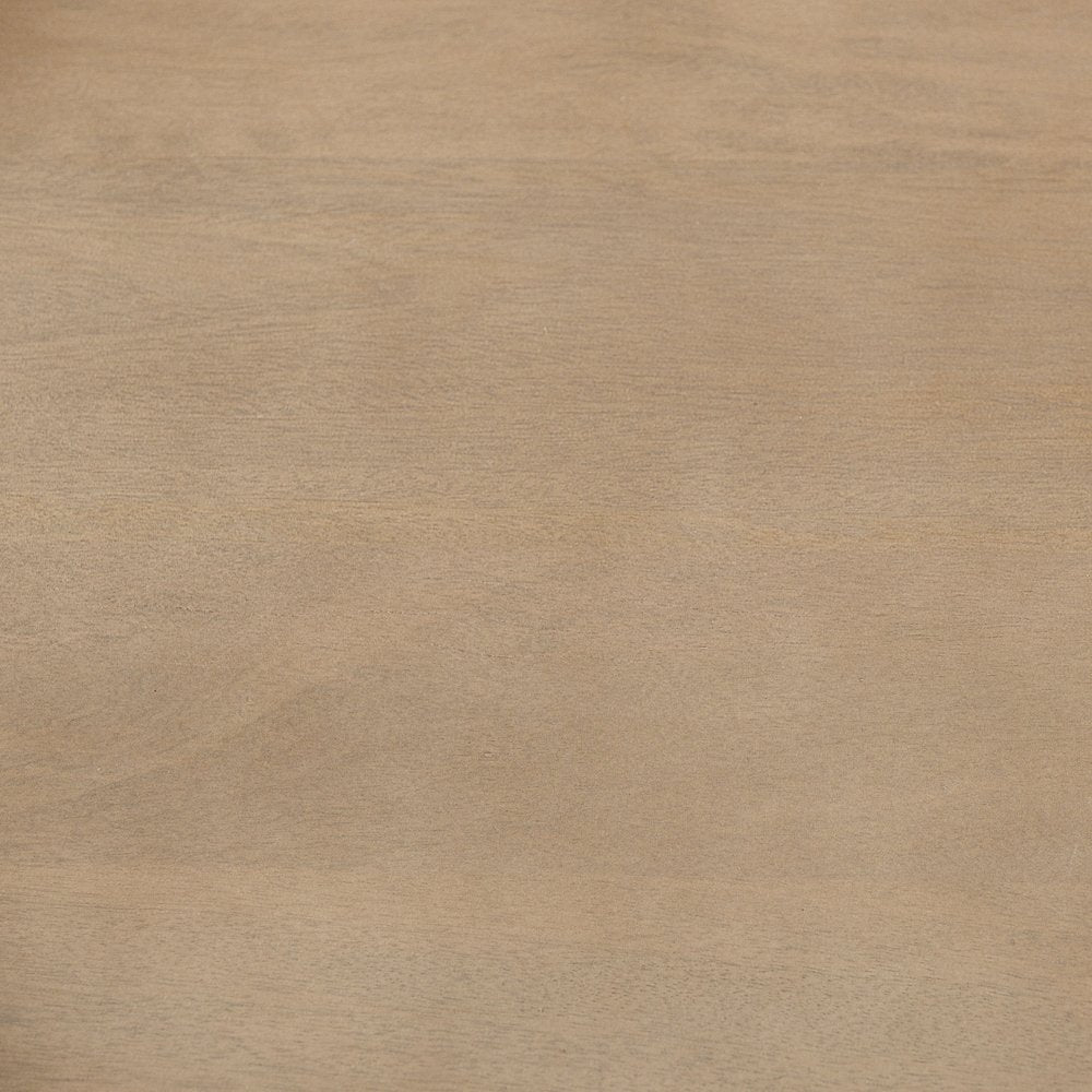 Larkin Marble and Medium Brown Wood Round Tabletop Nesting End/Side Tables