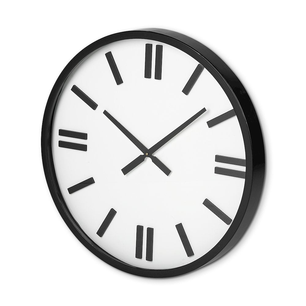 Derby 24" Round Oversize Modern Wall Clock