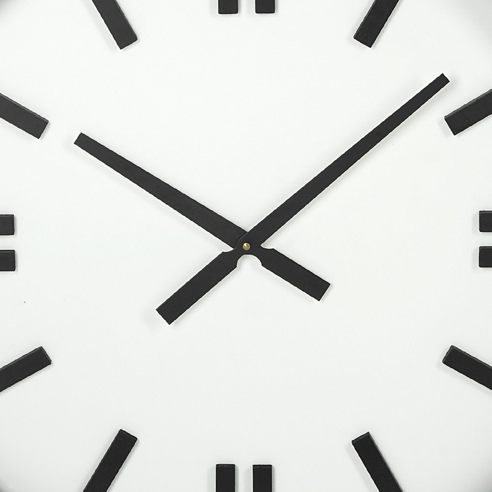 Derby 24" Round Oversize Modern Wall Clock