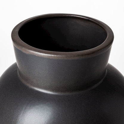 Laforge Black Ceramic Vase