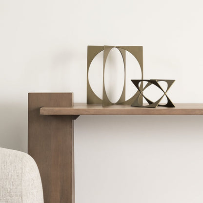Lima (Large) 10L x 10W Gold Geometric Decorative Object