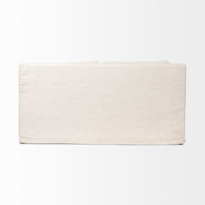 Denly 69 X 38.25 X 34.5 Beige Slipcover Two Seater Sofa