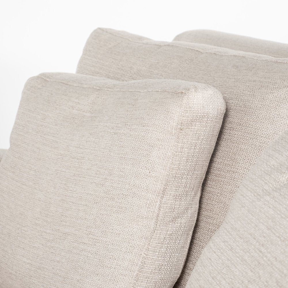 Denly 69 X 38.25 X 34.5 Beige Slipcover Two Seater Sofa