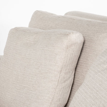 Denly 69 X 38.25 X 34.5 Beige Slipcover Two Seater Sofa