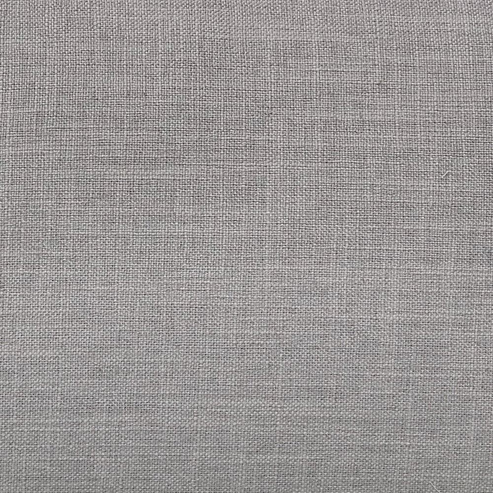 Roy Flint Gray Upholstered and Brown Wood Frame Arm Chair