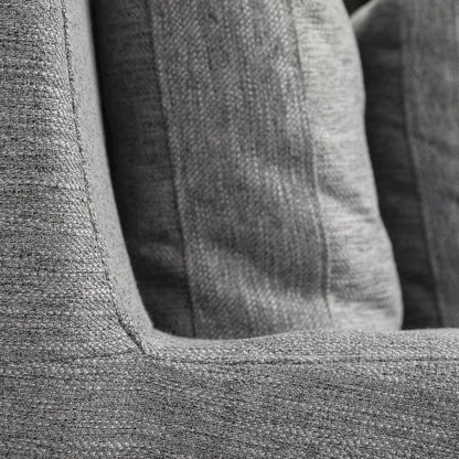 Denly 92" Casterock Gray Slipcover Three Seater Sofa