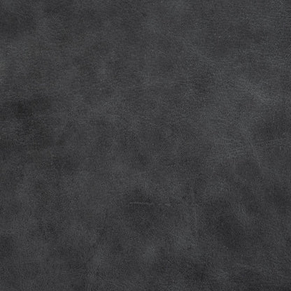 Black Iron Frame Black Leather Dining Chair