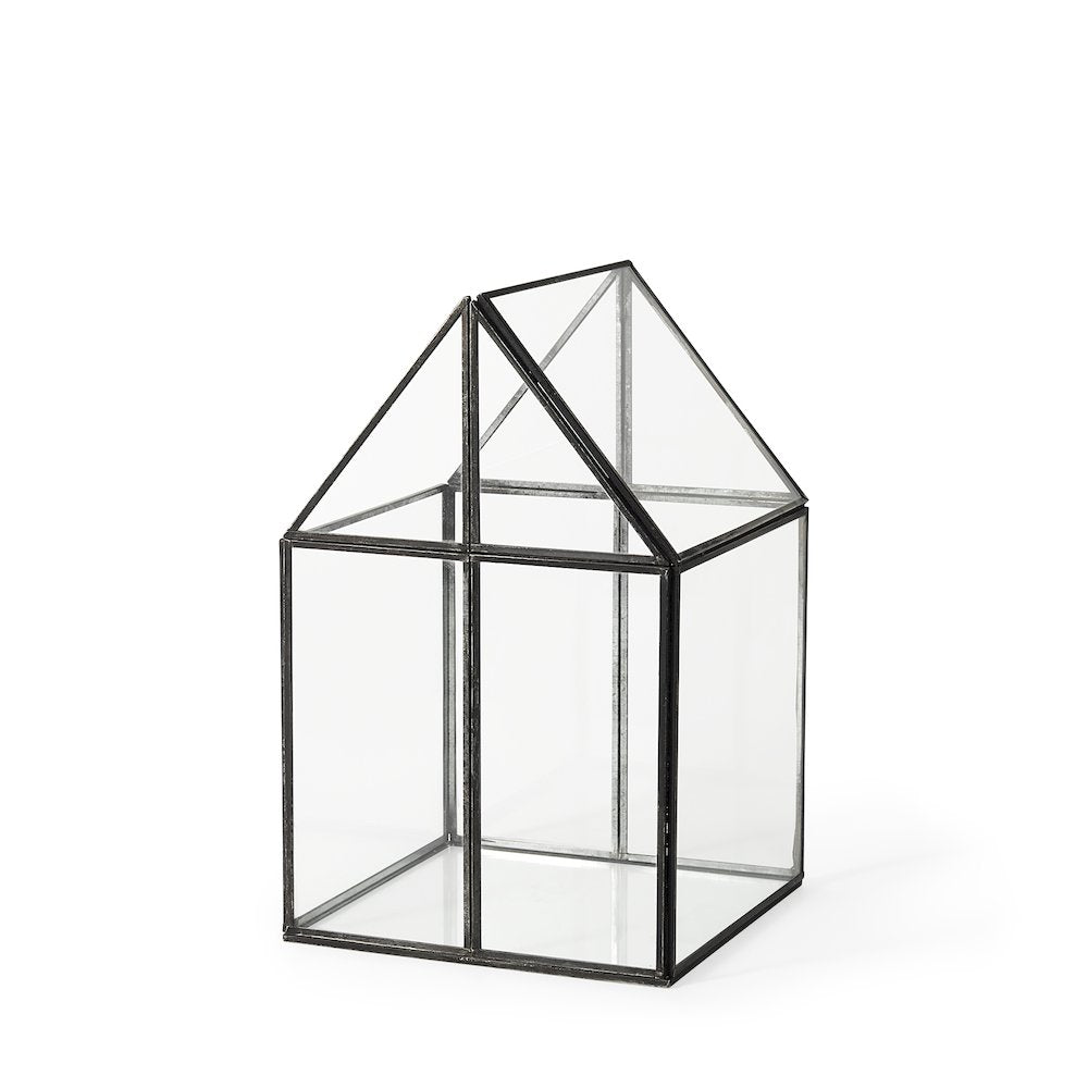 (Medium) 8L X 8W X 13H Hut Terrariumglass Base