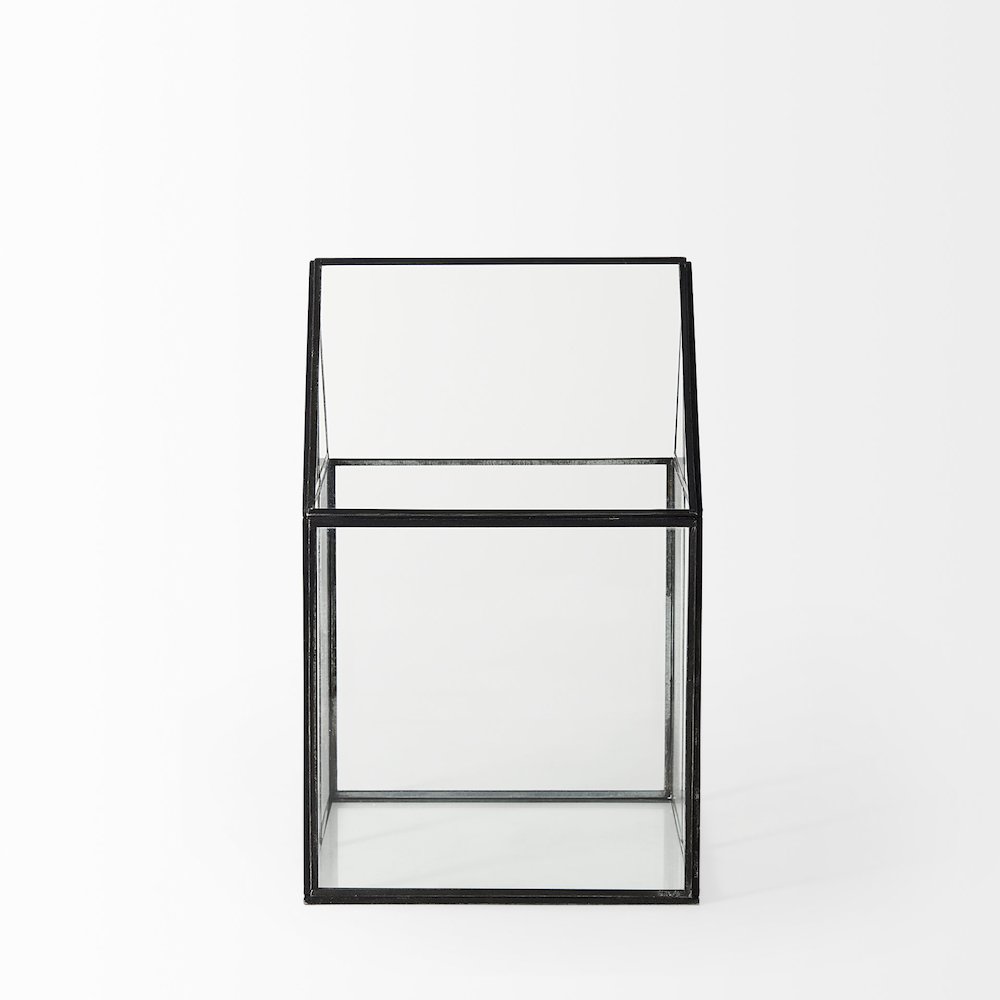 (Medium) 8L X 8W X 13H Hut Terrariumglass Base