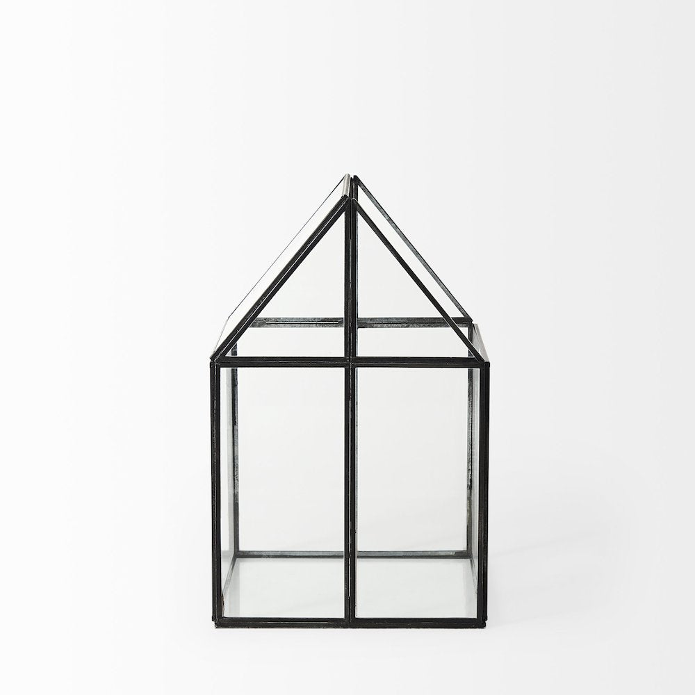 (Medium) 8L X 8W X 13H Hut Terrariumglass Base
