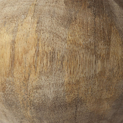 Carrick (Set of 3) Natural Wood Decorative Spheres