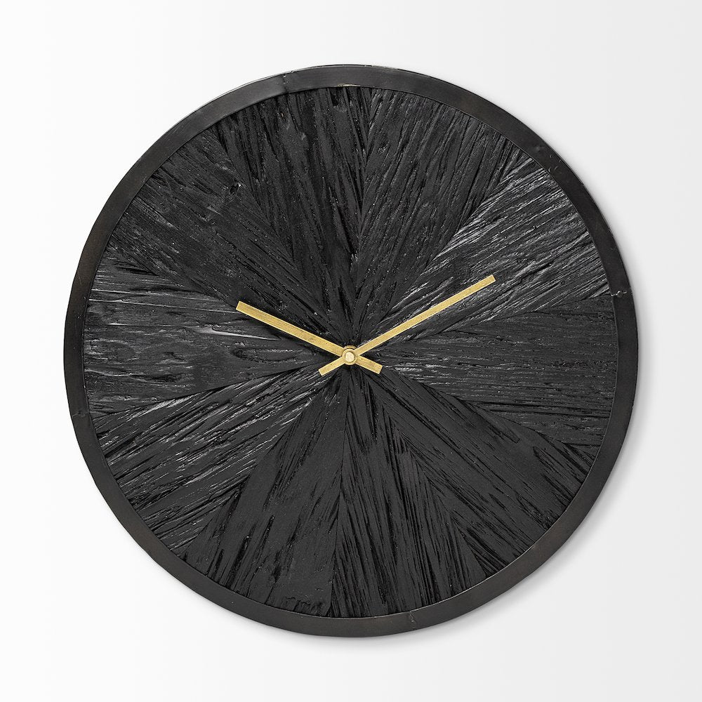 Silo 17" Round Large Modern Wall Clock